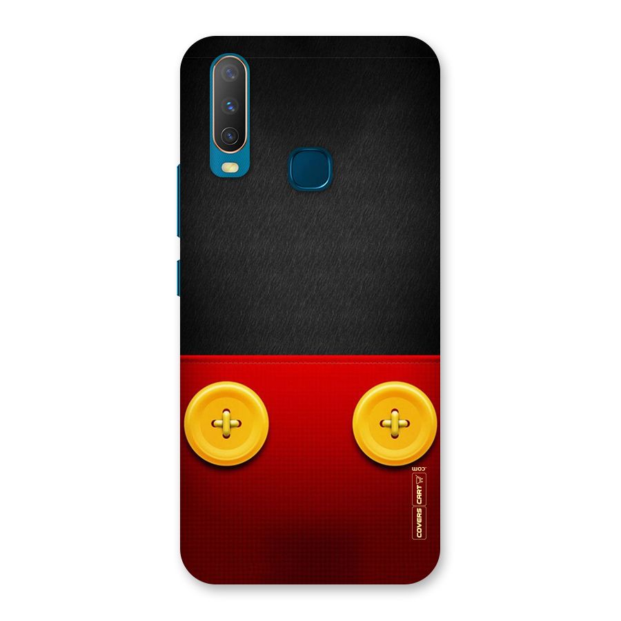 Yellow Button Back Case for Vivo U10