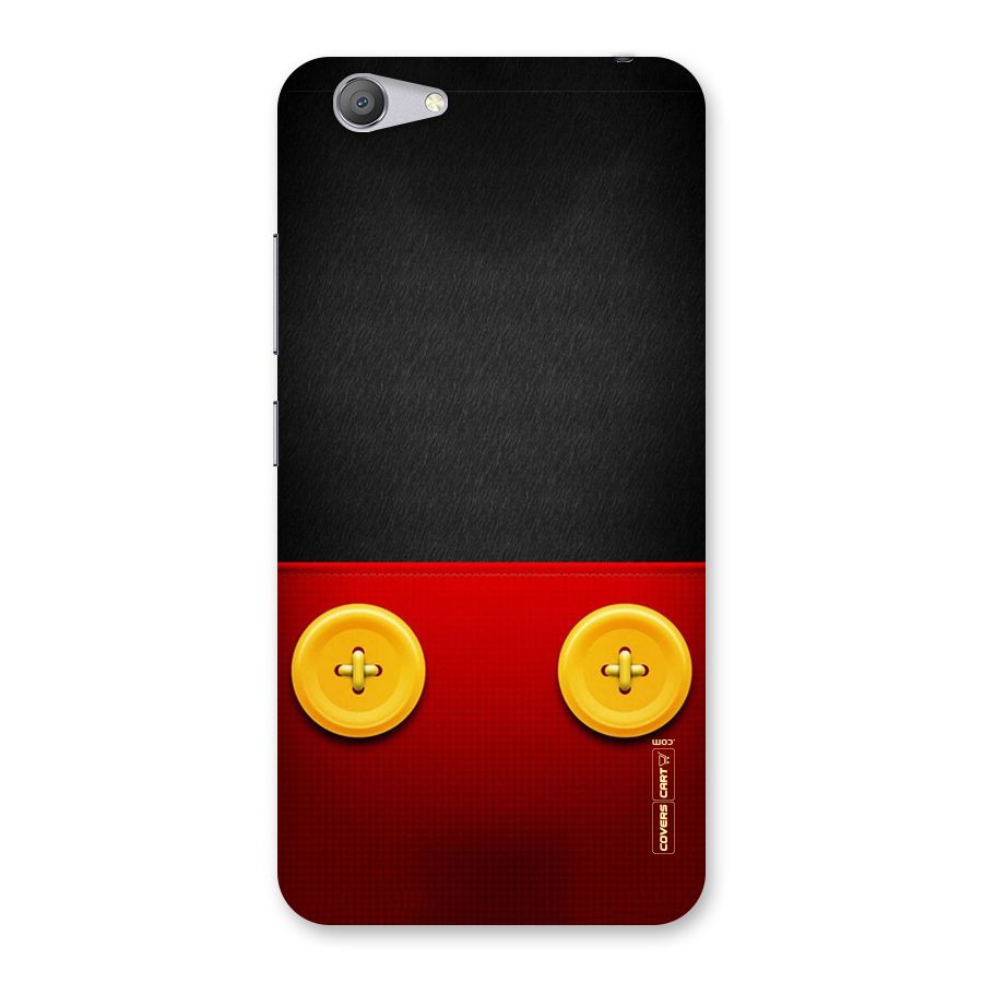 Yellow Button Back Case for Vivo Y53
