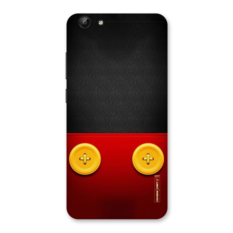 Yellow Button Back Case for Vivo Y69