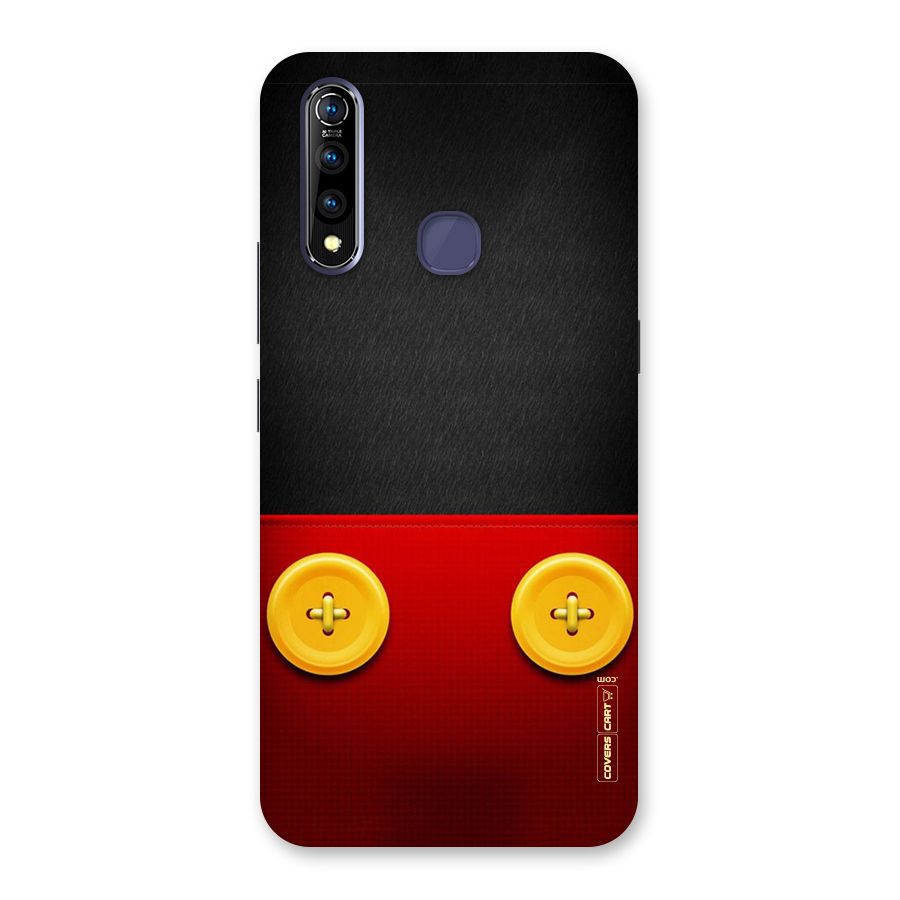 Yellow Button Back Case for Vivo Z1 Pro
