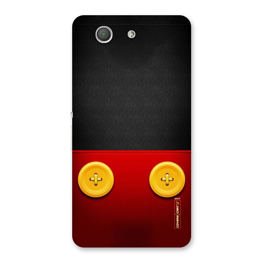 Yellow Button Back Case for Xperia Z3 Compact