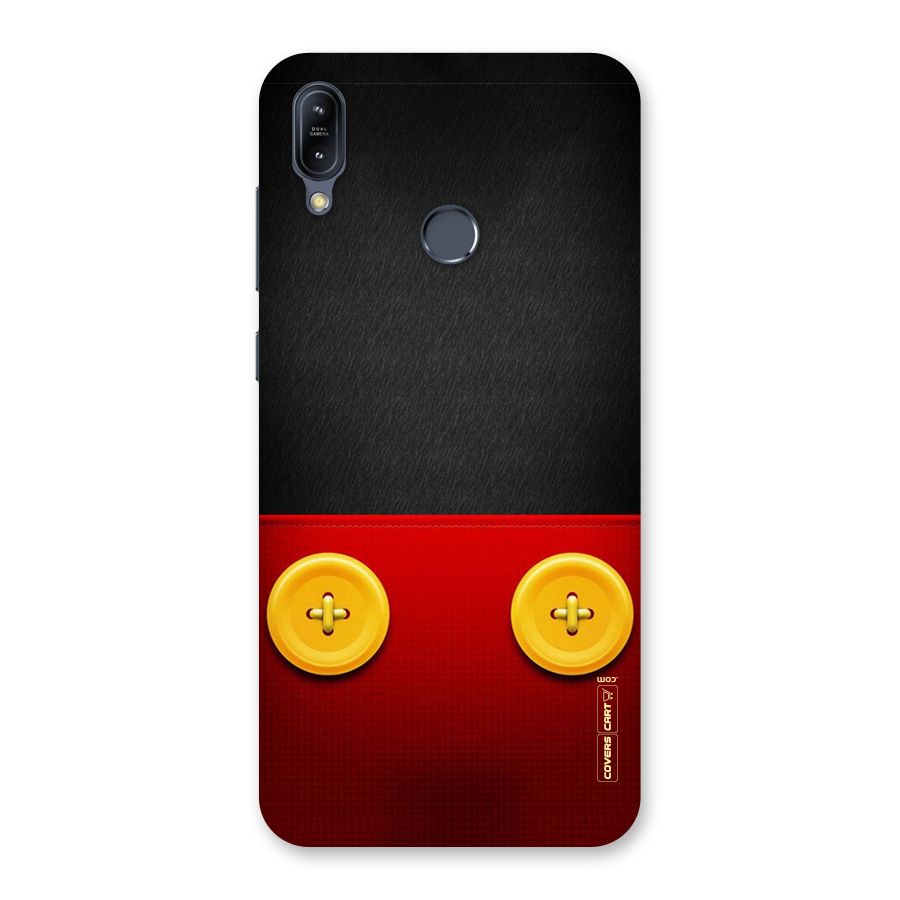 Yellow Button Back Case for Zenfone Max M2