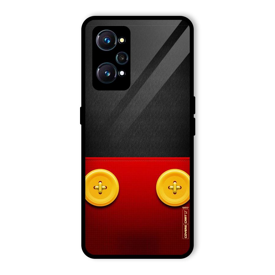 Yellow Button Glass Back Case for Realme GT Neo2