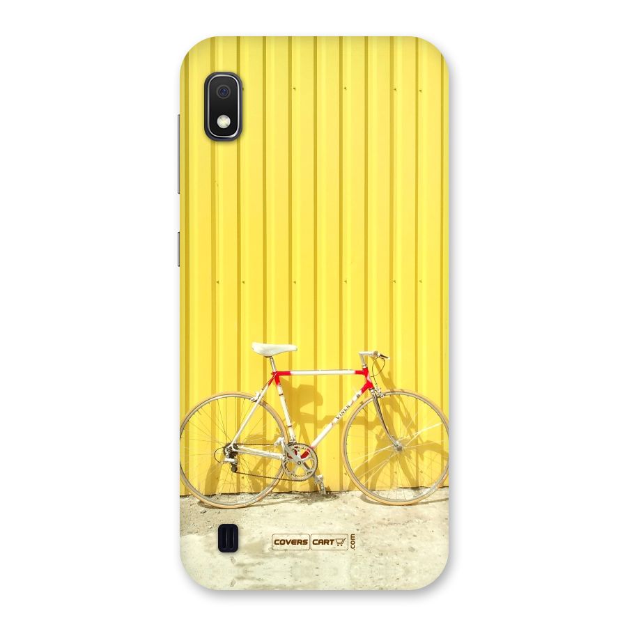 Yellow Cycle Classic Back Case for Galaxy A10