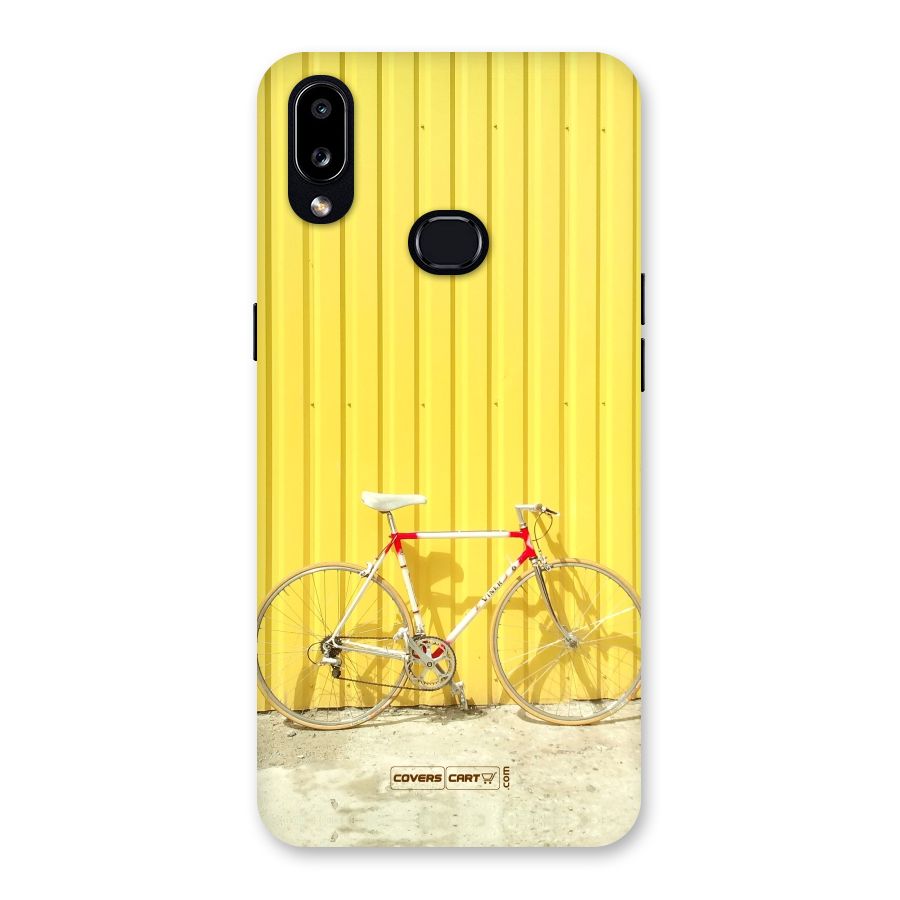 Yellow Cycle Classic Back Case for Galaxy A10s