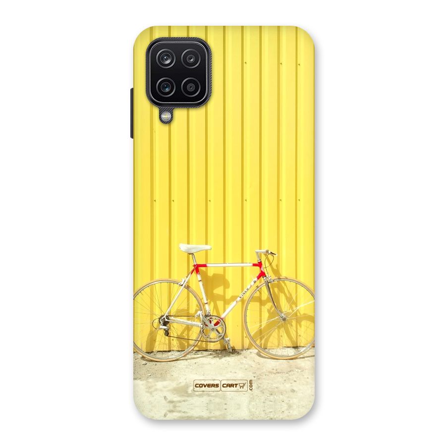 Yellow Cycle Classic Back Case for Galaxy A12