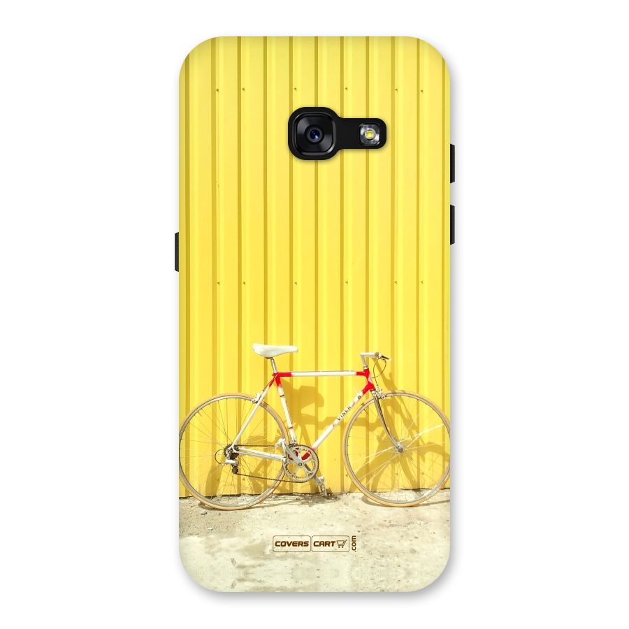Yellow Cycle Classic Back Case for Galaxy A3 (2017)