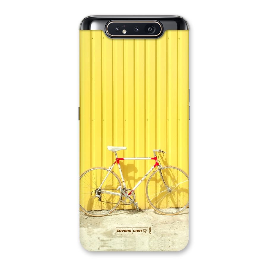 Yellow Cycle Classic Back Case for Galaxy A80