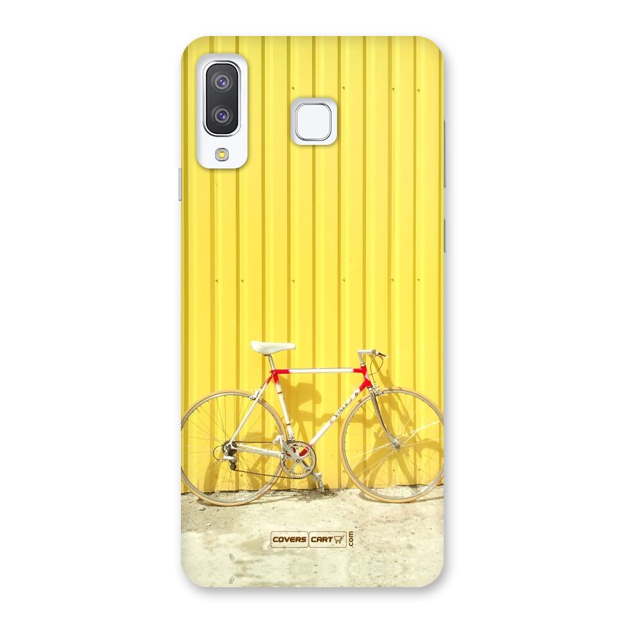 Yellow Cycle Classic Back Case for Galaxy A8 Star