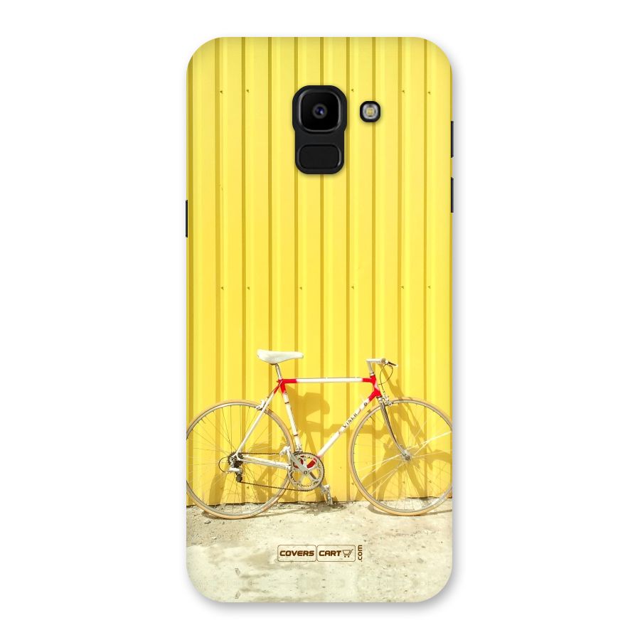Yellow Cycle Classic Back Case for Galaxy J6