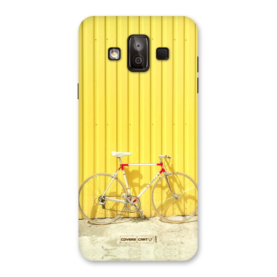 Yellow Cycle Classic Back Case for Galaxy J7 Duo