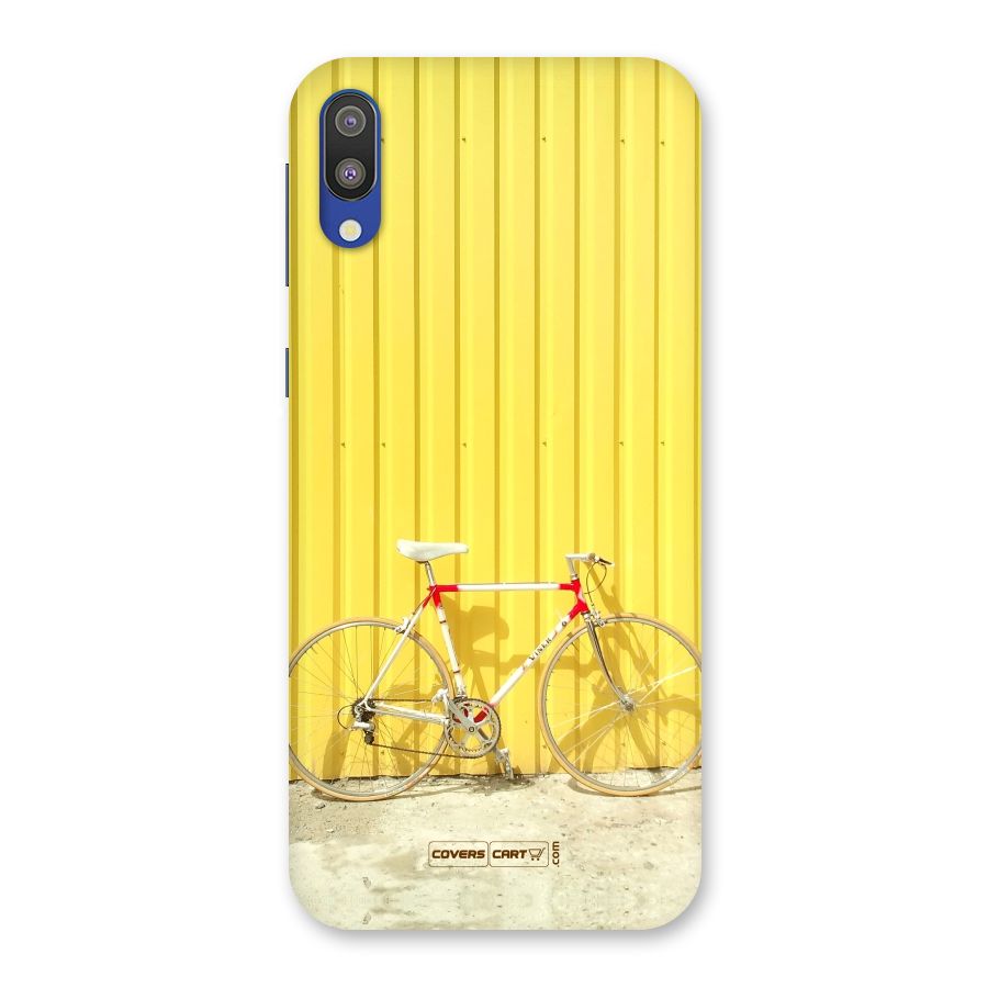 Yellow Cycle Classic Back Case for Galaxy M10