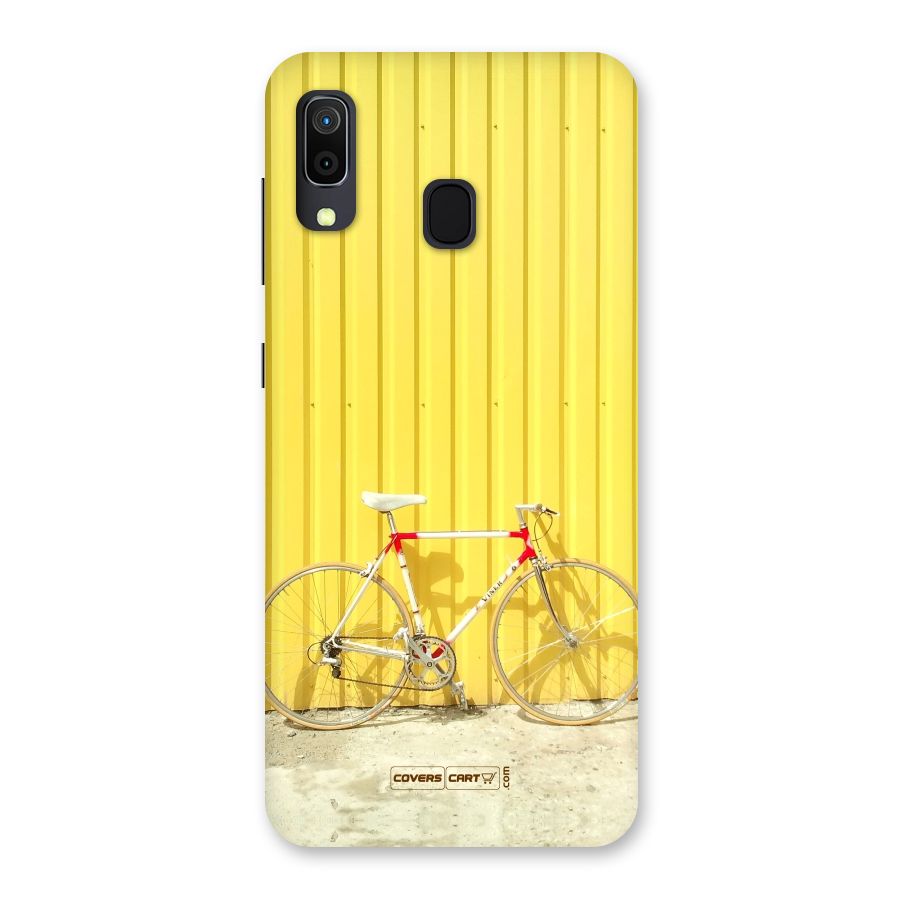 Yellow Cycle Classic Back Case for Galaxy M10s