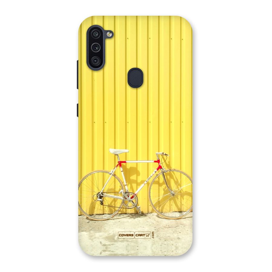 Yellow Cycle Classic Back Case for Galaxy M11