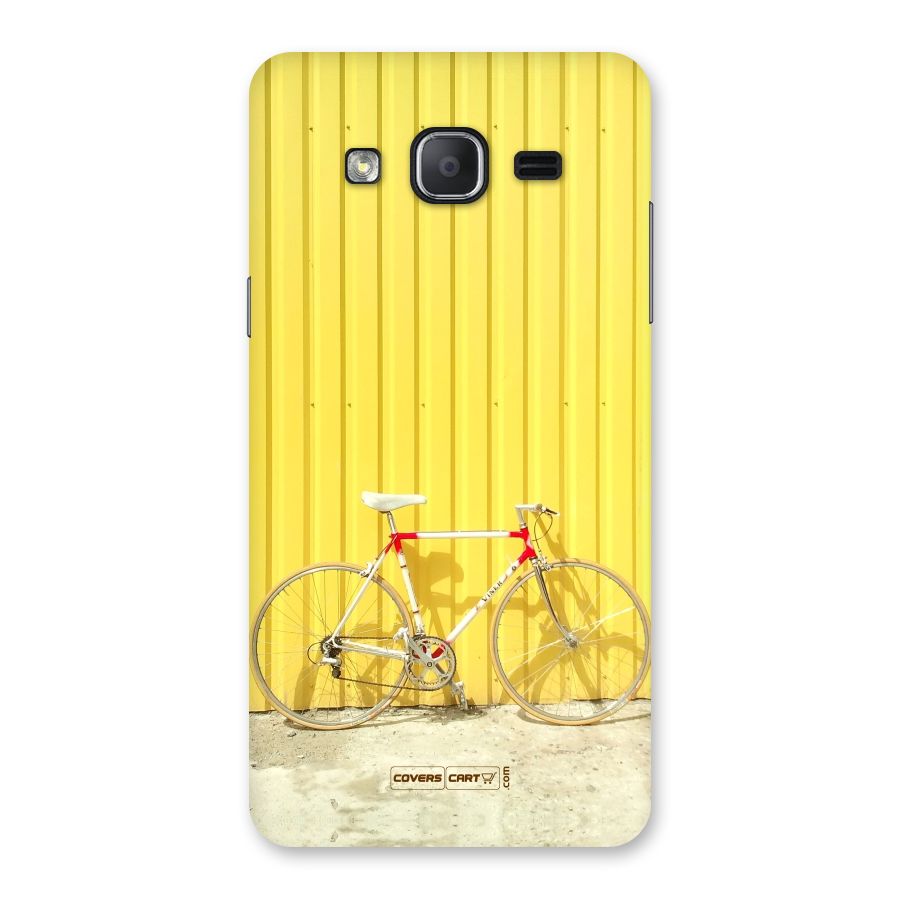 Yellow Cycle Classic Back Case for Galaxy On7 2015