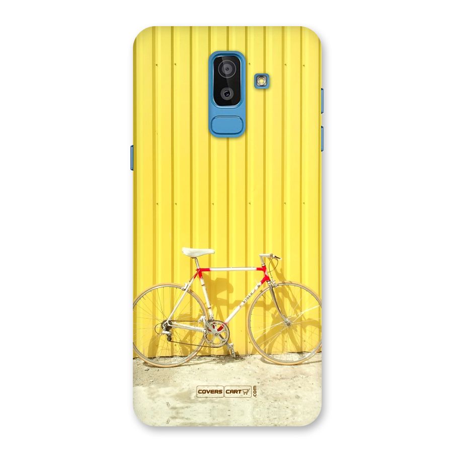 Yellow Cycle Classic Back Case for Galaxy On8 (2018)