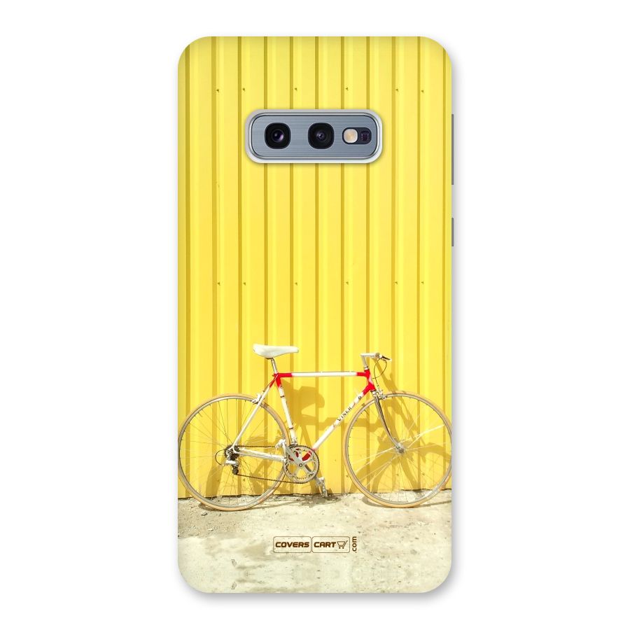 Yellow Cycle Classic Back Case for Galaxy S10e