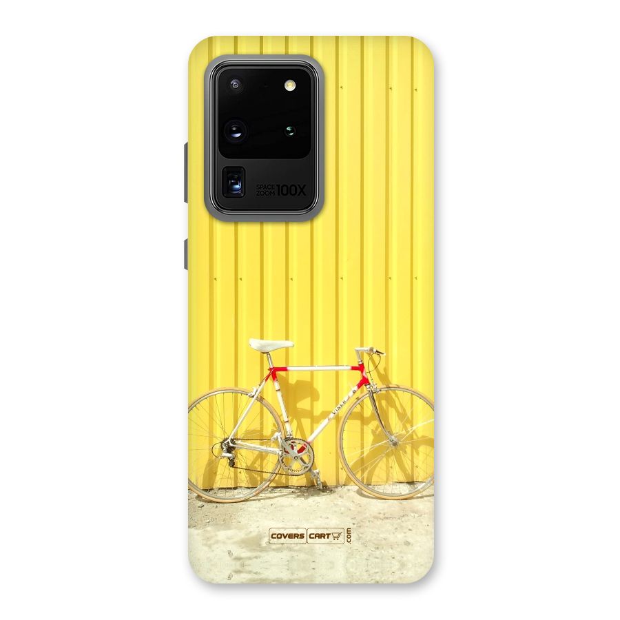 Yellow Cycle Classic Back Case for Galaxy S20 Ultra