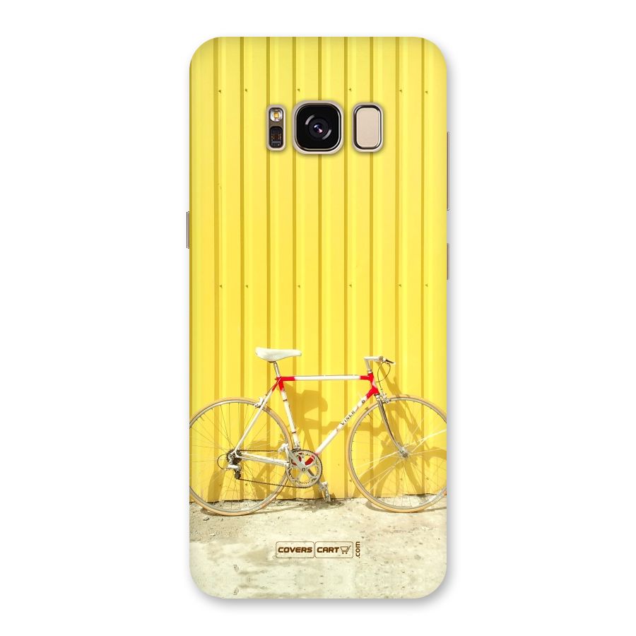 Yellow Cycle Classic Back Case for Galaxy S8