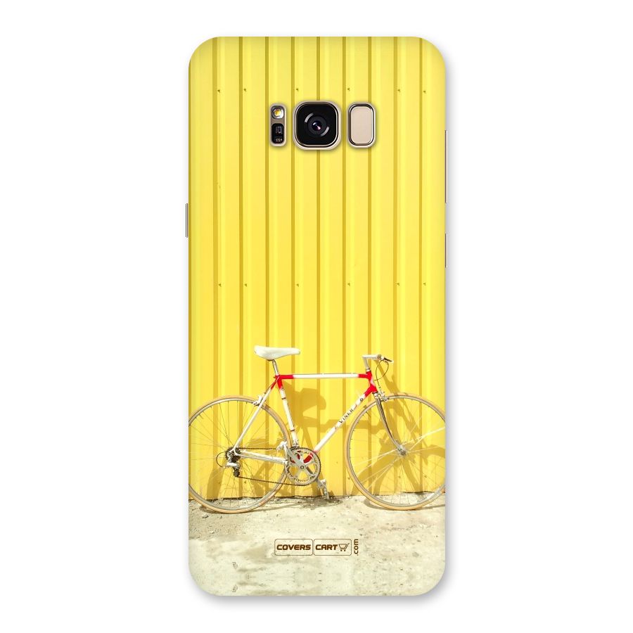 Yellow Cycle Classic Back Case for Galaxy S8 Plus