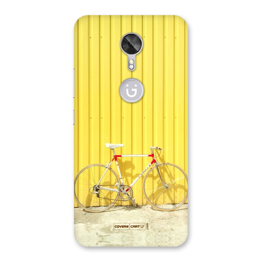 Yellow Cycle Classic Back Case for Gionee A1