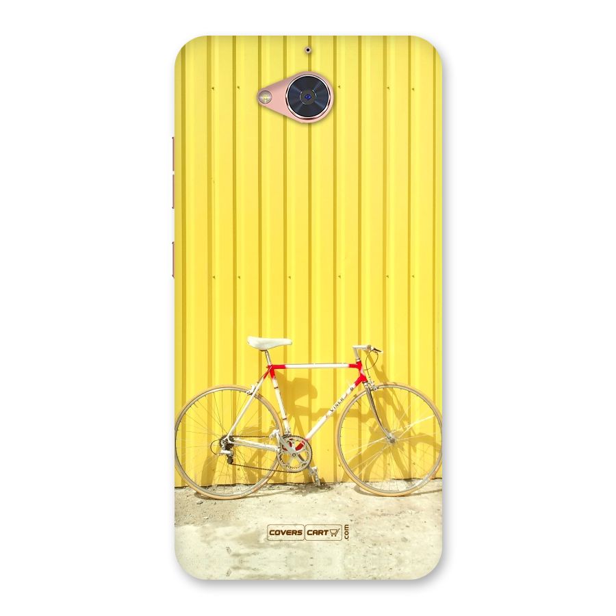 Yellow Cycle Classic Back Case for Gionee S6 Pro