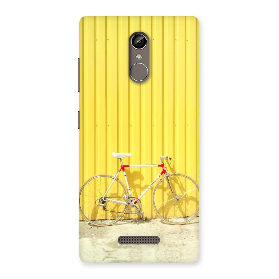 Yellow Cycle Classic Back Case for Gionee S6s