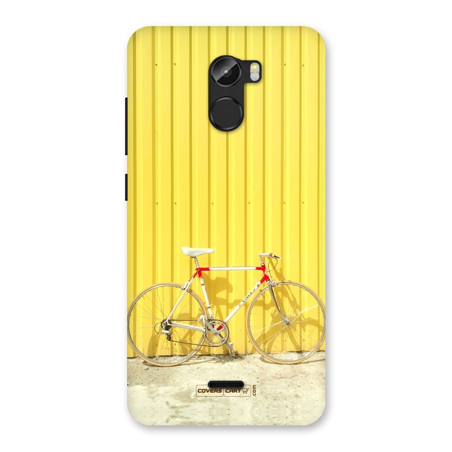 Yellow Cycle Classic Back Case for Gionee X1