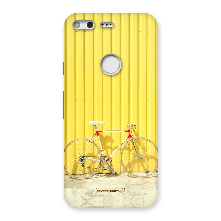 Yellow Cycle Classic Back Case for Google Pixel