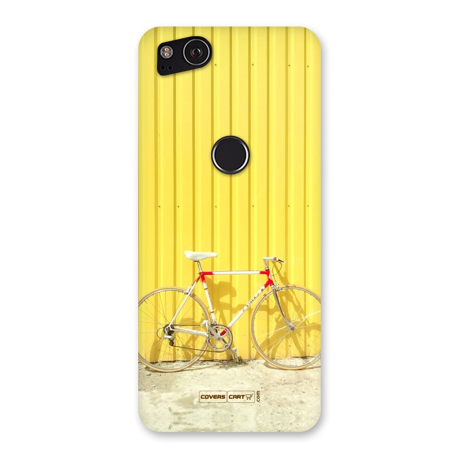 Yellow Cycle Classic Back Case for Google Pixel 2
