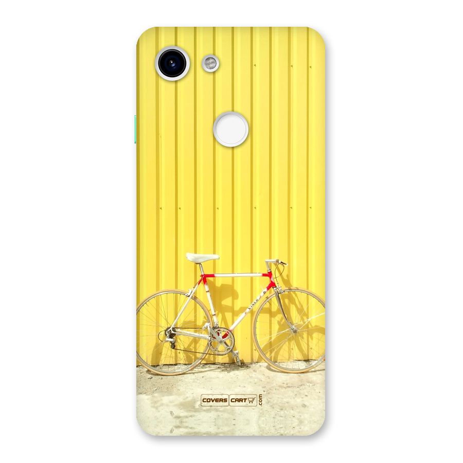 Yellow Cycle Classic Back Case for Google Pixel 3