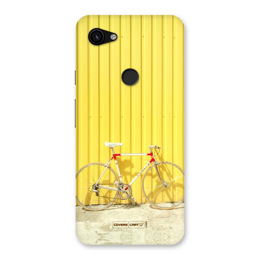Yellow Cycle Classic Back Case for Google Pixel 3a XL