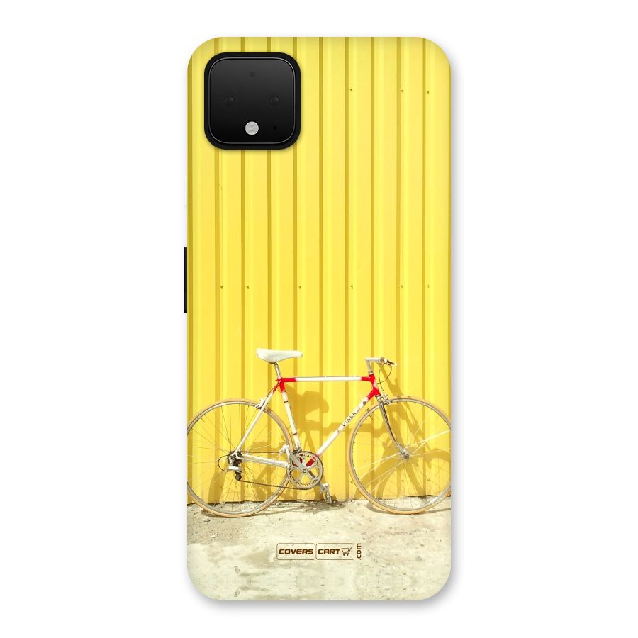 Yellow Cycle Classic Back Case for Google Pixel 4 XL