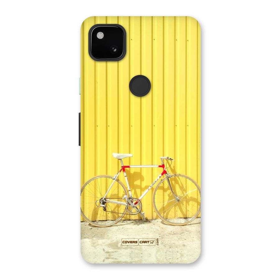 Yellow Cycle Classic Back Case for Google Pixel 4a