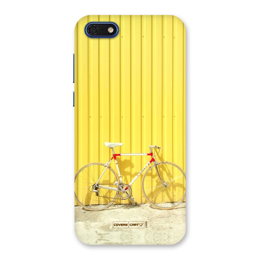 Yellow Cycle Classic Back Case for Honor 7s