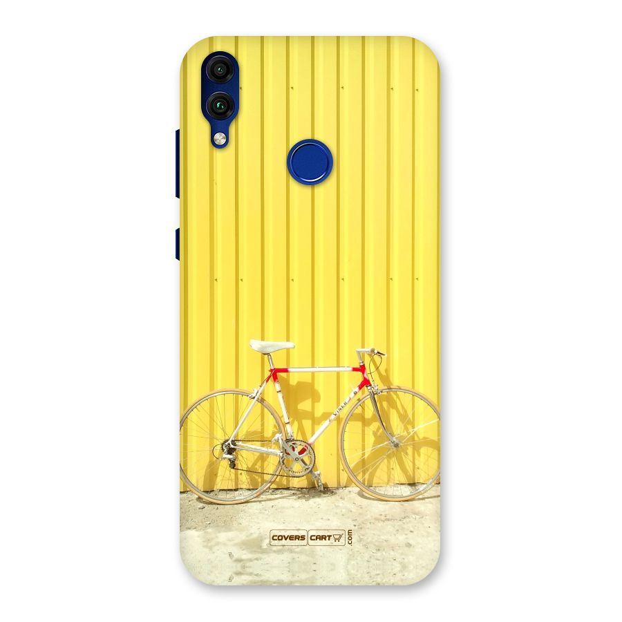 Yellow Cycle Classic Back Case for Honor 8C
