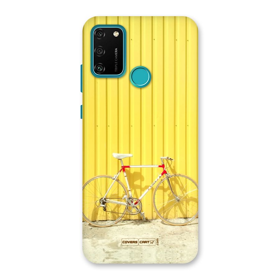 Yellow Cycle Classic Back Case for Honor 9A