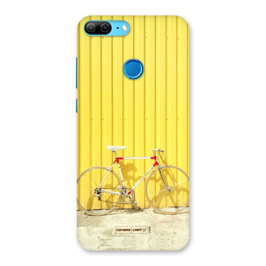 Yellow Cycle Classic Back Case for Honor 9 Lite
