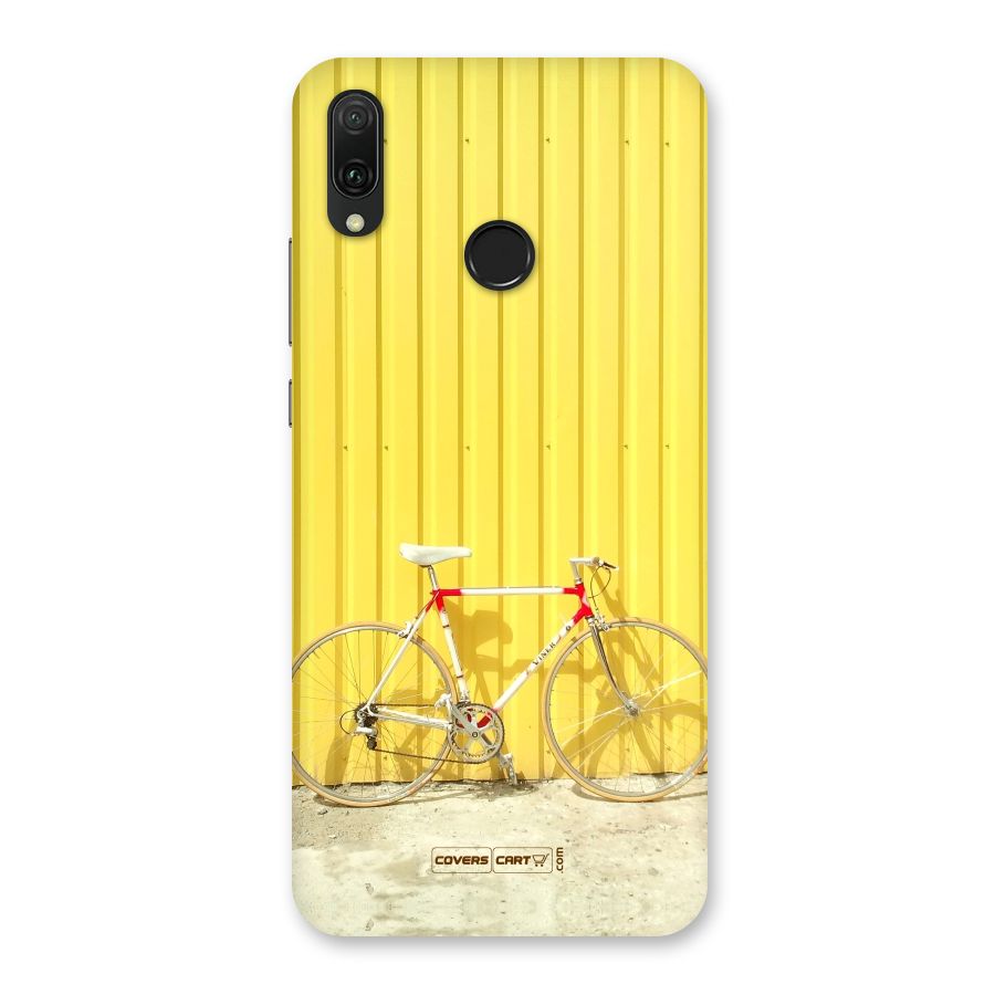 Yellow Cycle Classic Back Case for Huawei Y9 (2019)