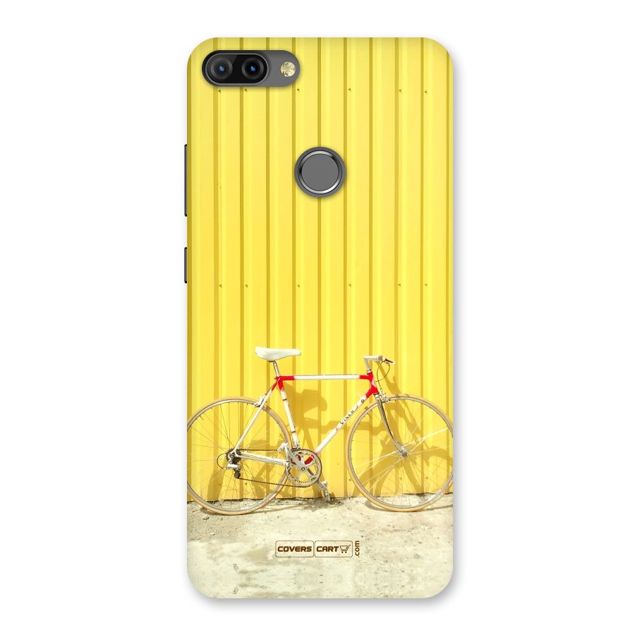 Yellow Cycle Classic Back Case for Infinix Hot 6 Pro