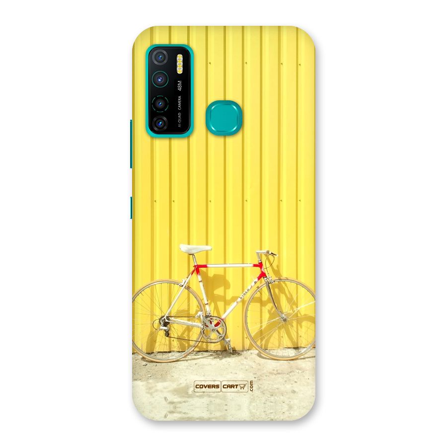 Yellow Cycle Classic Back Case for Infinix Hot 9 Pro