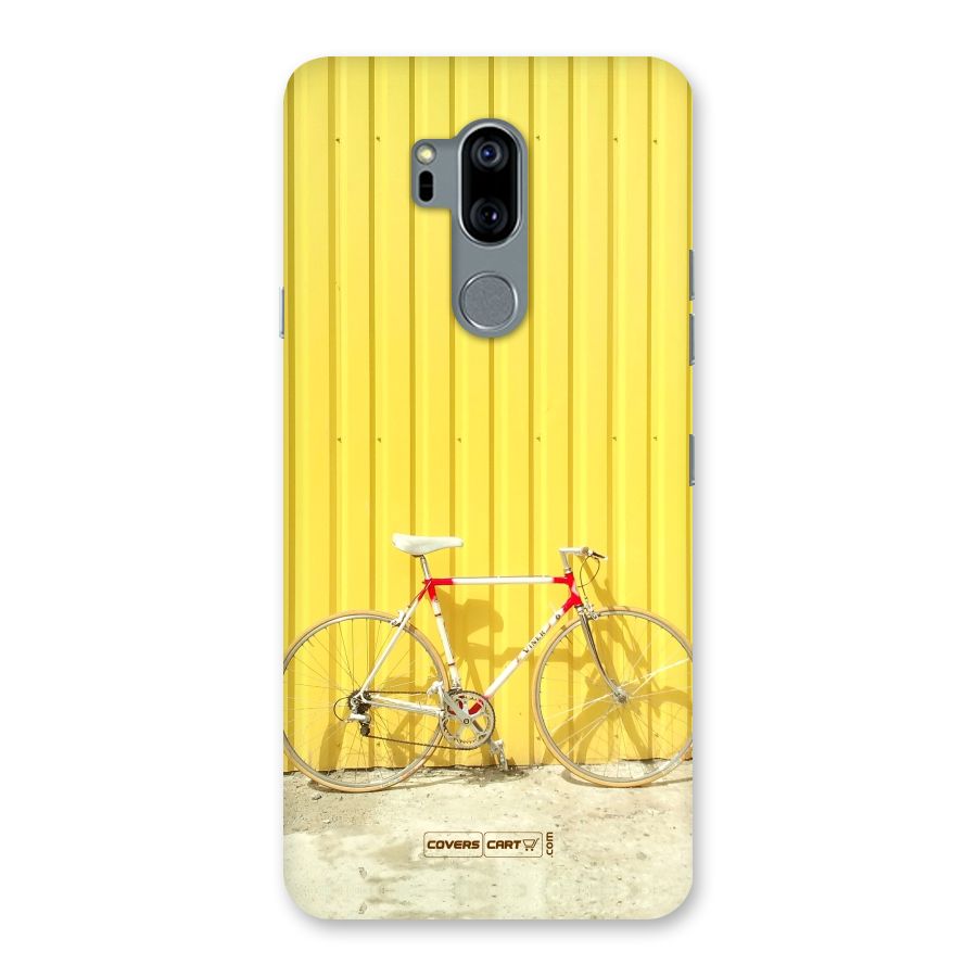 Yellow Cycle Classic Back Case for LG G7
