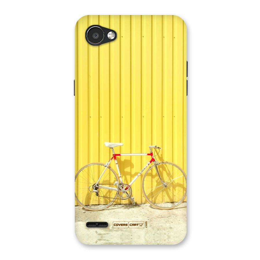 Yellow Cycle Classic Back Case for LG Q6