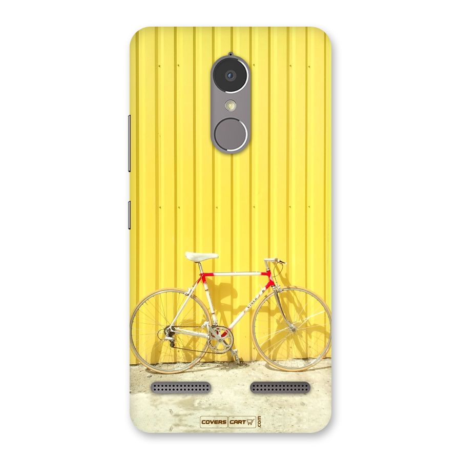 Yellow Cycle Classic Back Case for Lenovo K6 Power