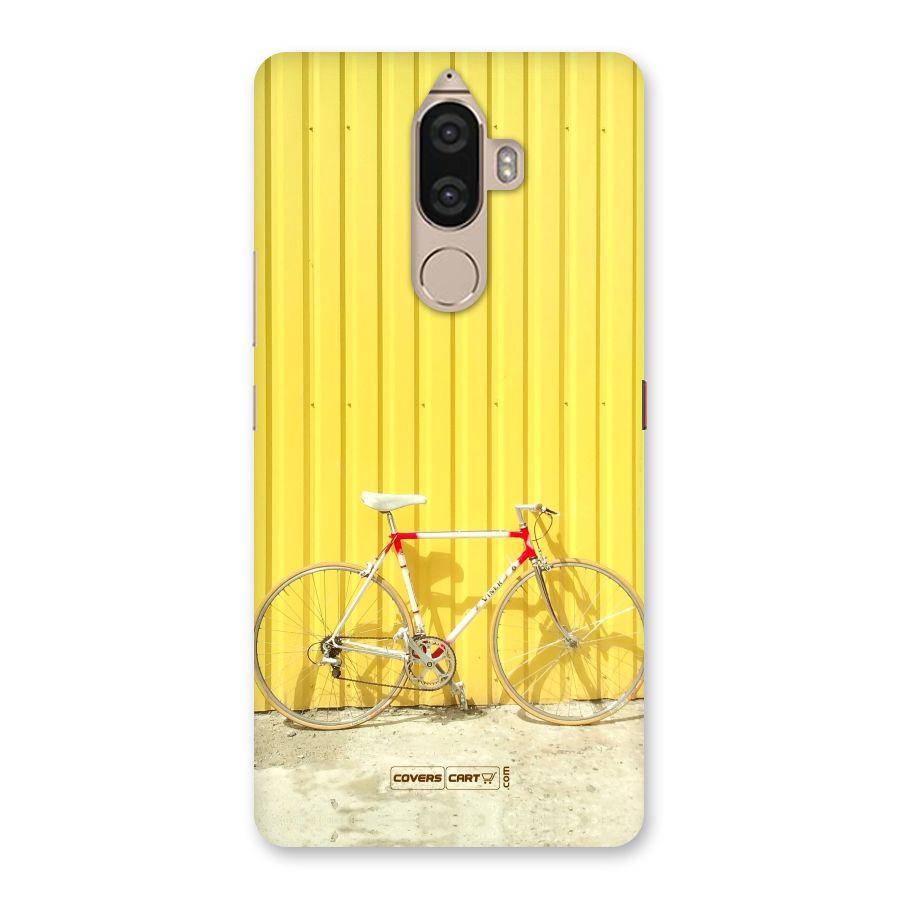 Yellow Cycle Classic Back Case for Lenovo K8 Note