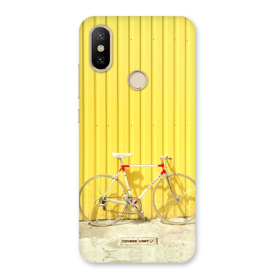 Yellow Cycle Classic Back Case for Mi A2