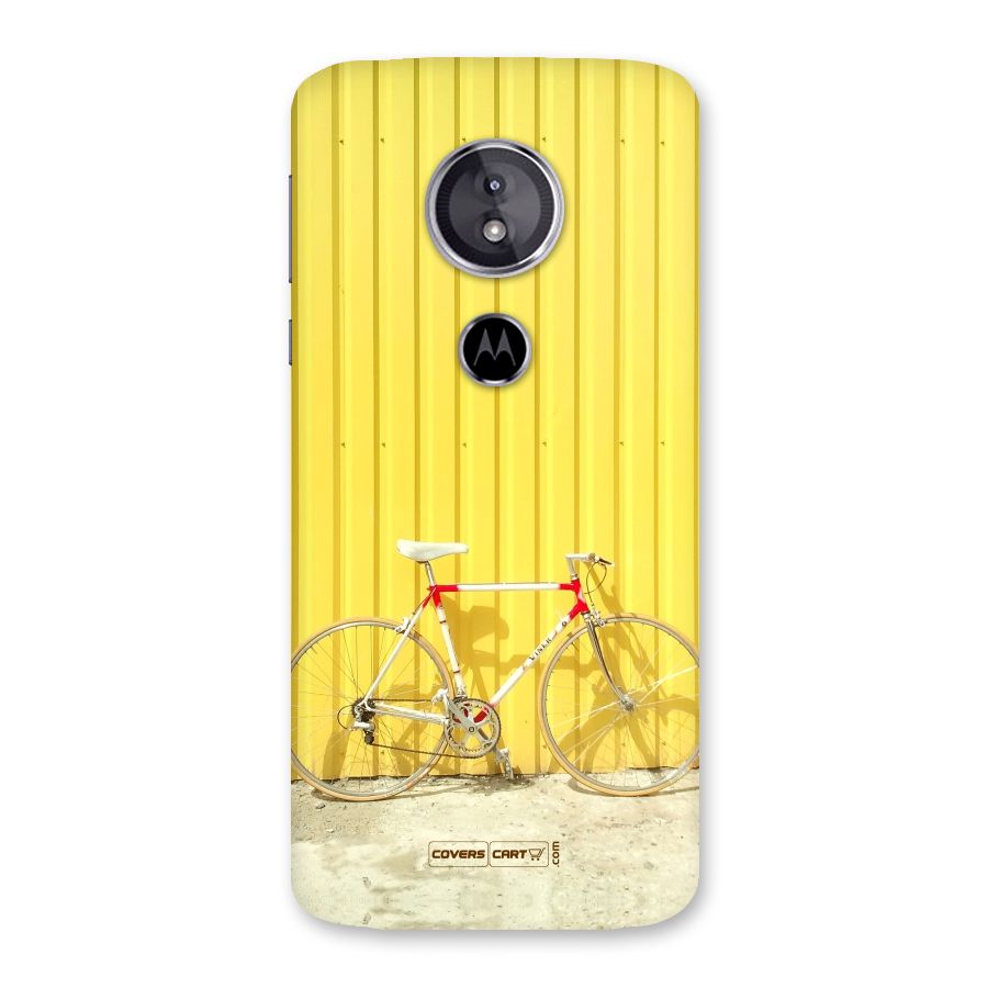Yellow Cycle Classic Back Case for Moto E5