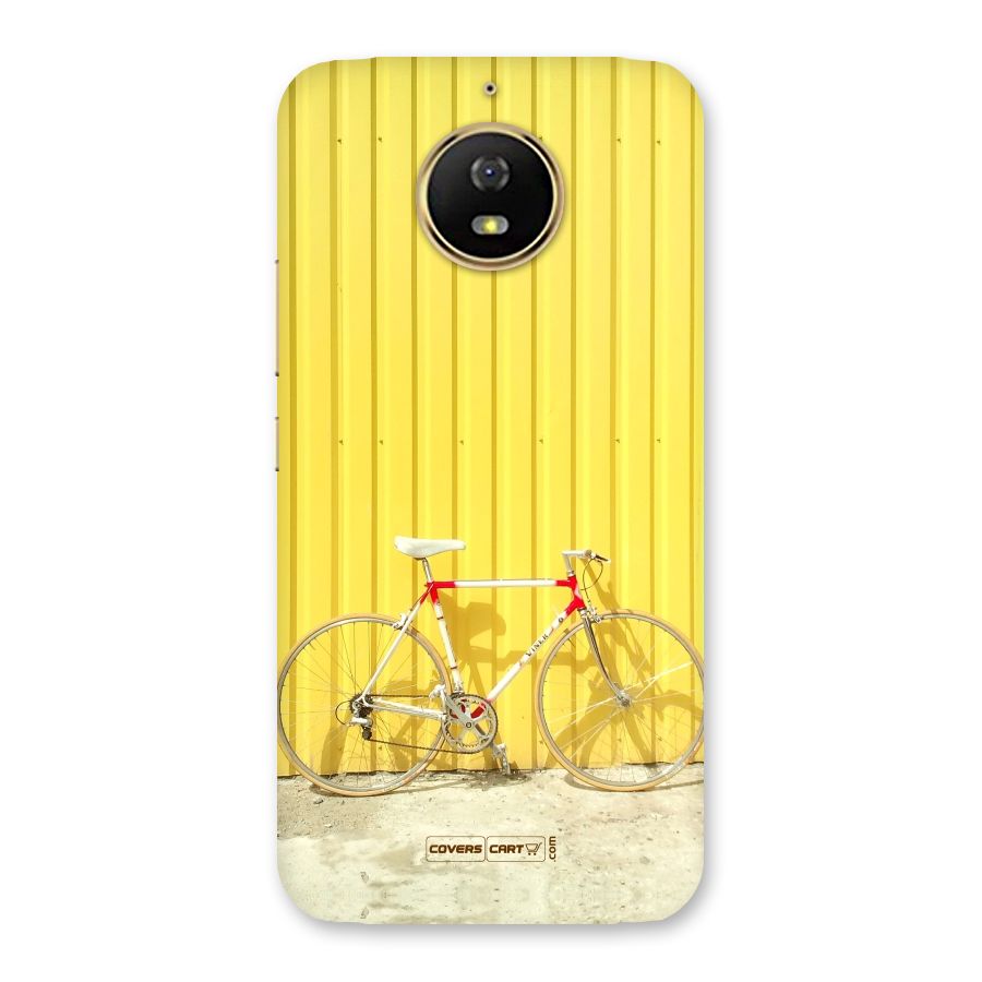 Yellow Cycle Classic Back Case for Moto G5s