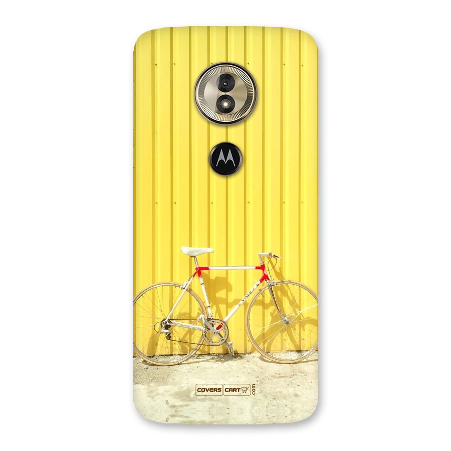 Yellow Cycle Classic Back Case for Moto G6 Play