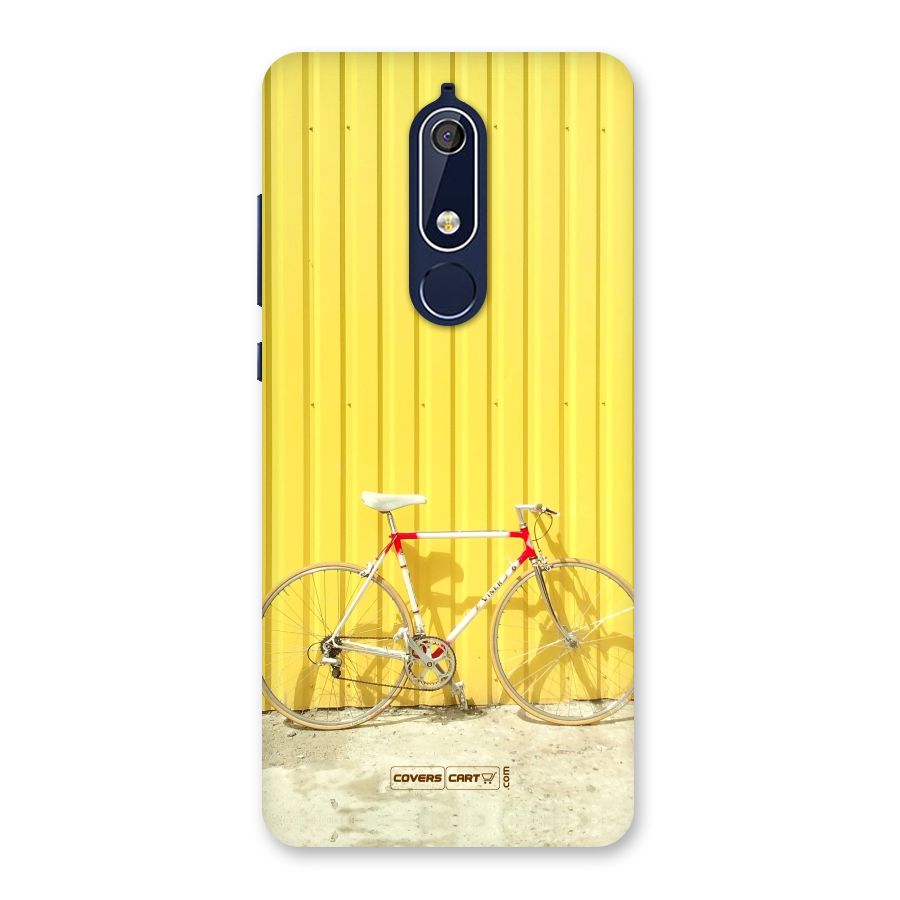 Yellow Cycle Classic Back Case for Nokia 5.1